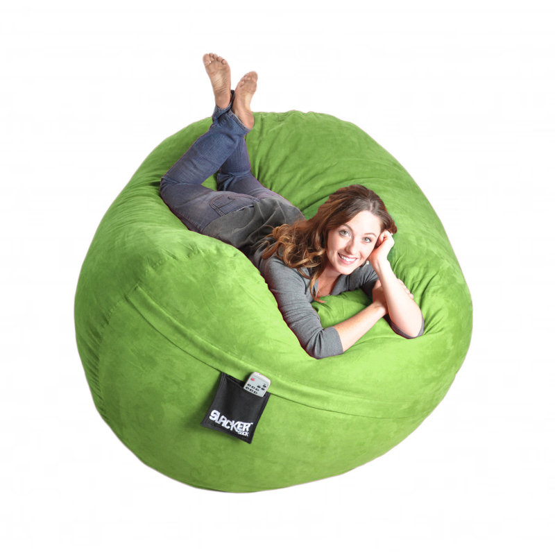 Ebern Designs Microfiber Bean Bag Sofa & Reviews Wayfair